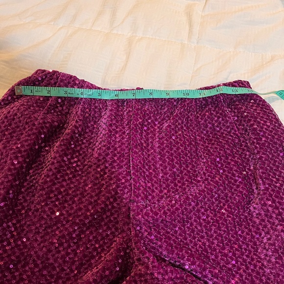 F21 Sequin Fuchsia Shorts Large
Sequin Velour Barbie Fuscia shorts - Picture 9 of 9